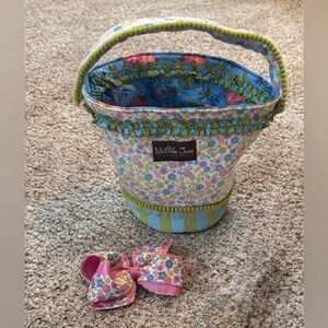 Matilda Jane Reversible Easter Basket and matching Matilda Jane Hairbow